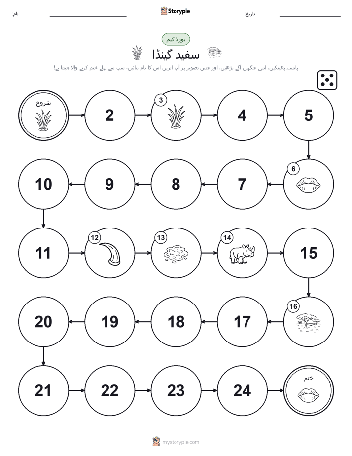 رول اور منتقل کریں کھیل