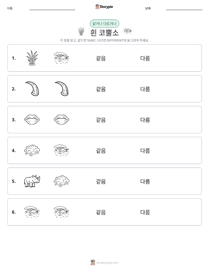 같은 것 또는 다른 것