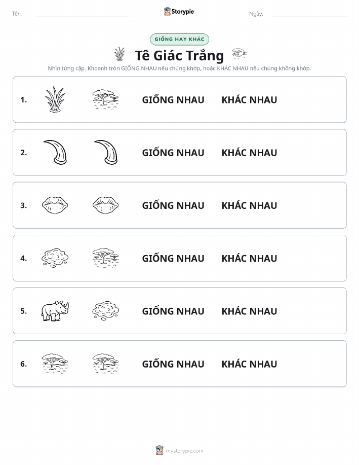Giống Hay Khác