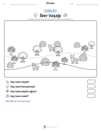 İber Vaşağı yazdırılabilir çalışma sayfası önizlemesi