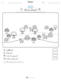 ایبیریائی بن بلاؤ پرنٹ کرنے کے قابل ورکشیٹ کا پیش نظارہ