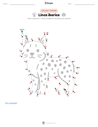 Anteprima della scheda stampabile di Lince iberica