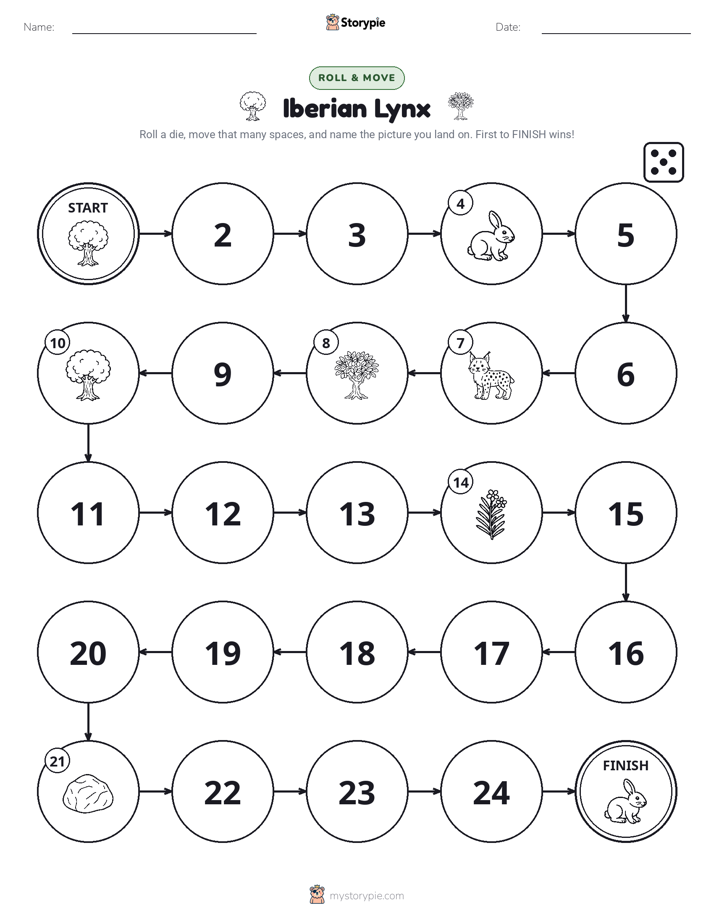 Roll & Move Game