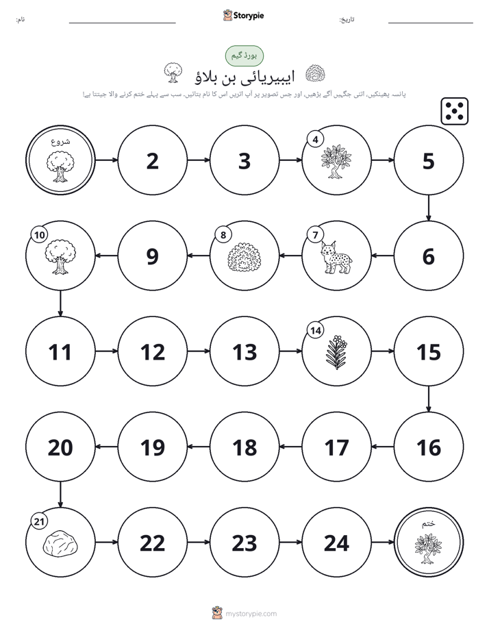 رول اور منتقل کریں کھیل