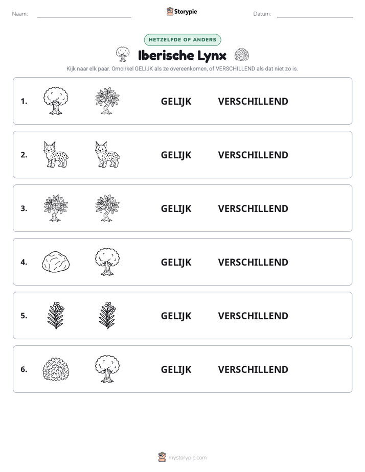 Zelfde of Verschillend