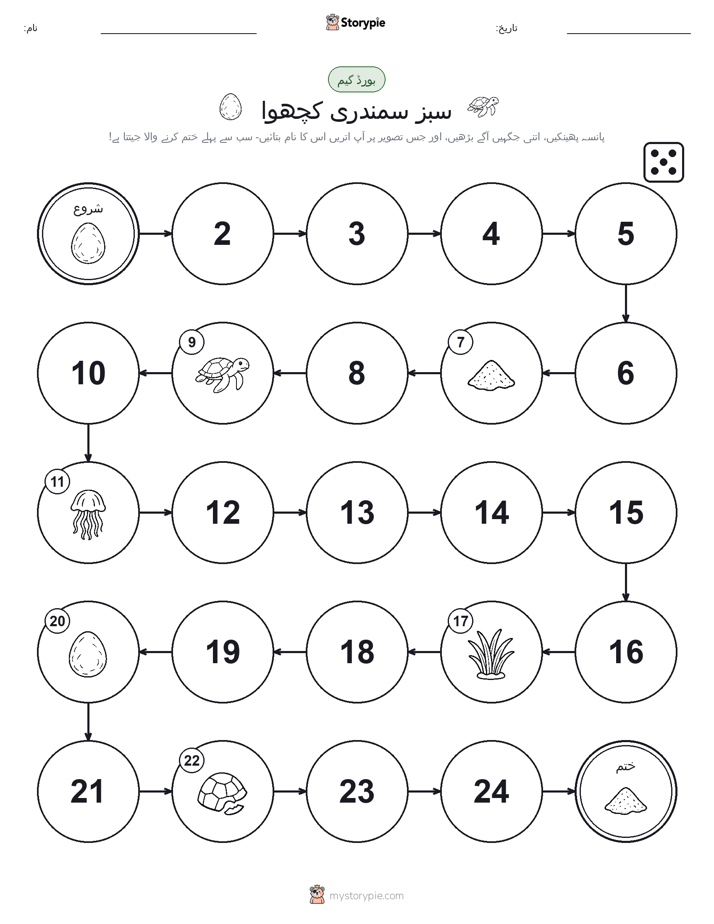رول اور منتقل کریں کھیل
