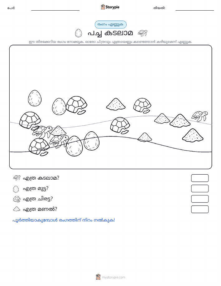 എണ്ണുന്ന ദൃശ്യങ്ങൾ