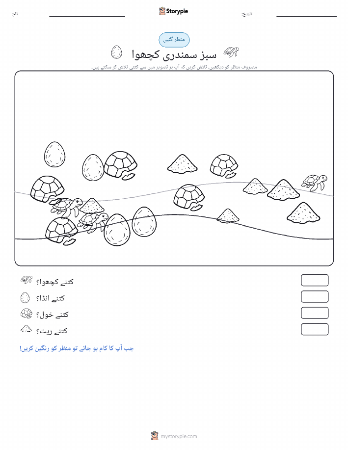 گنتی کا منظر