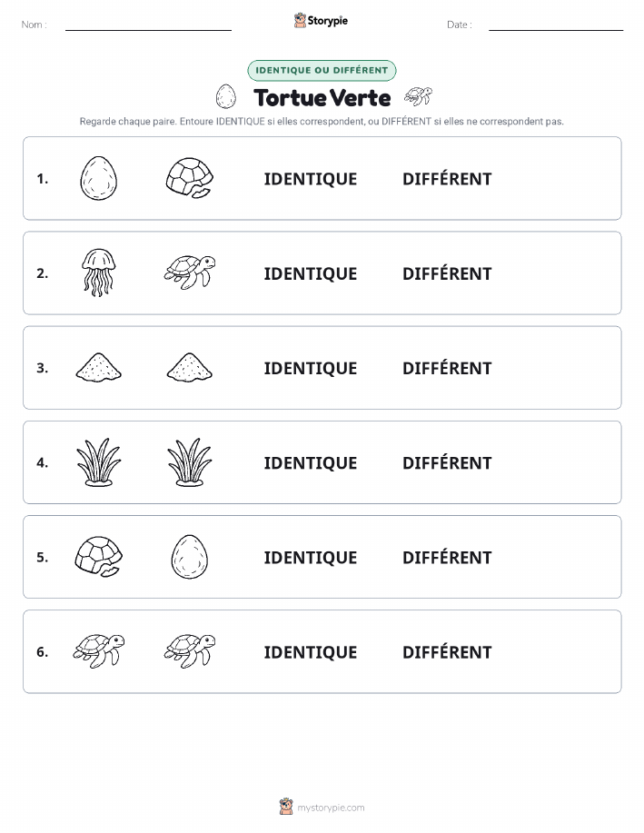 Identique ou Différent