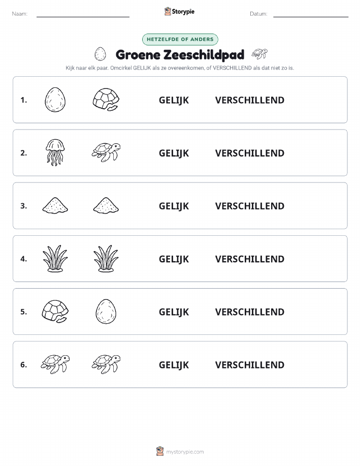 Zelfde of Verschillend