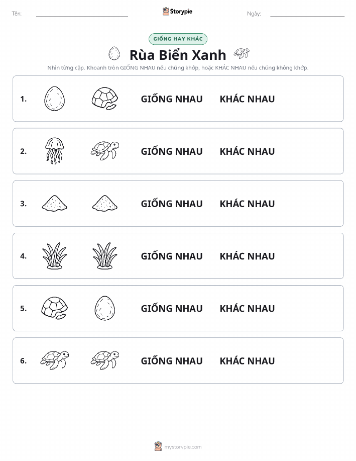 Giống Hay Khác