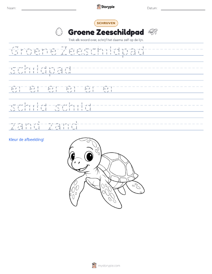Schrijf Oefening