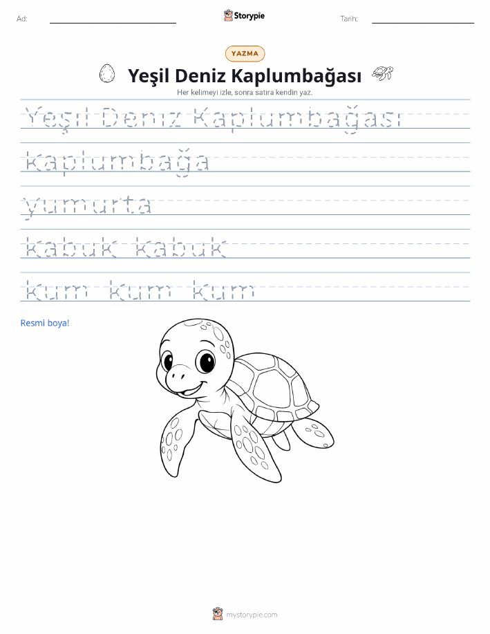 Yazma Pratiği