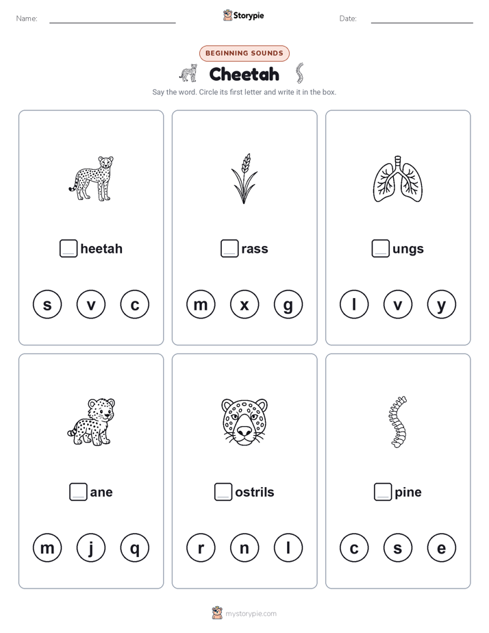 Beginning Sounds