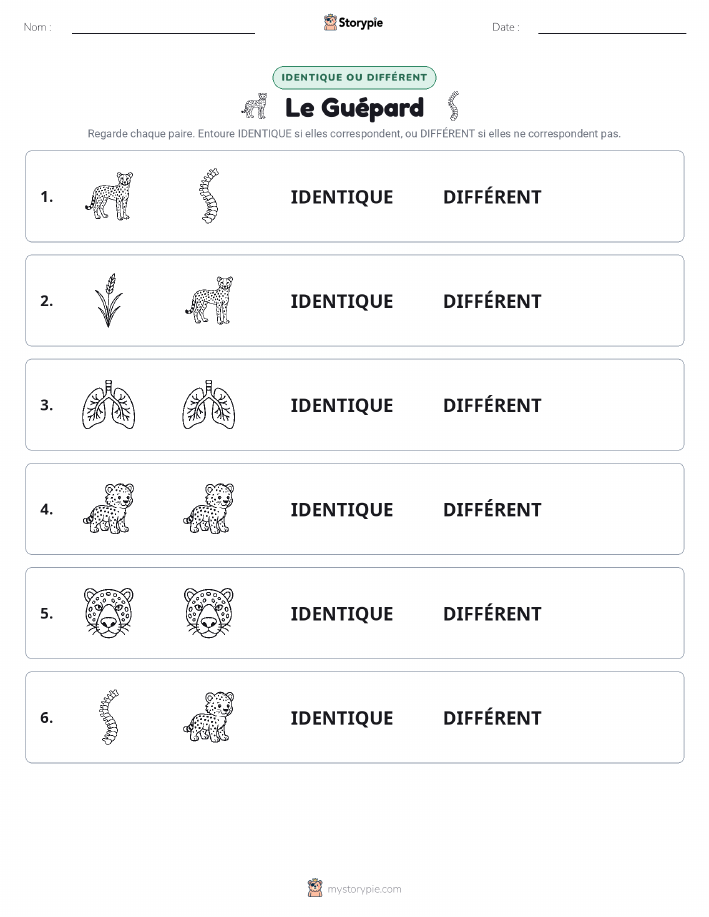 Identique ou Différent