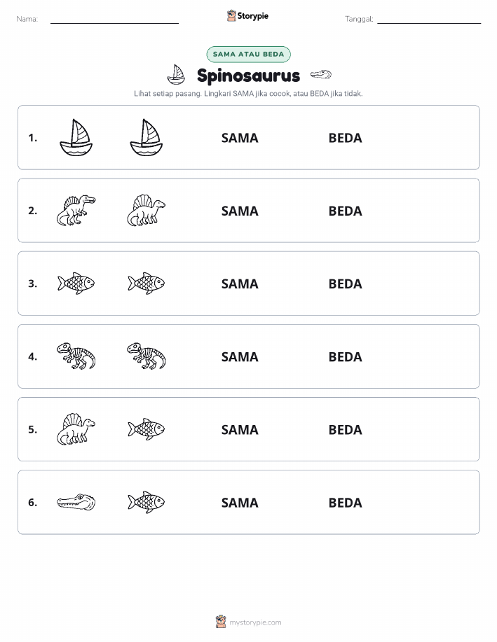 Sama atau Berbeda