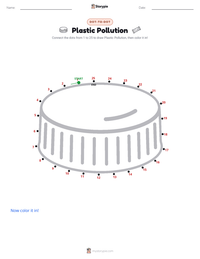 Plastic Pollution printable worksheet preview