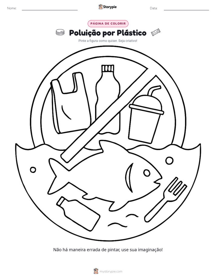 Página para colorir