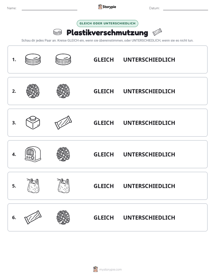 Gleich oder Anders