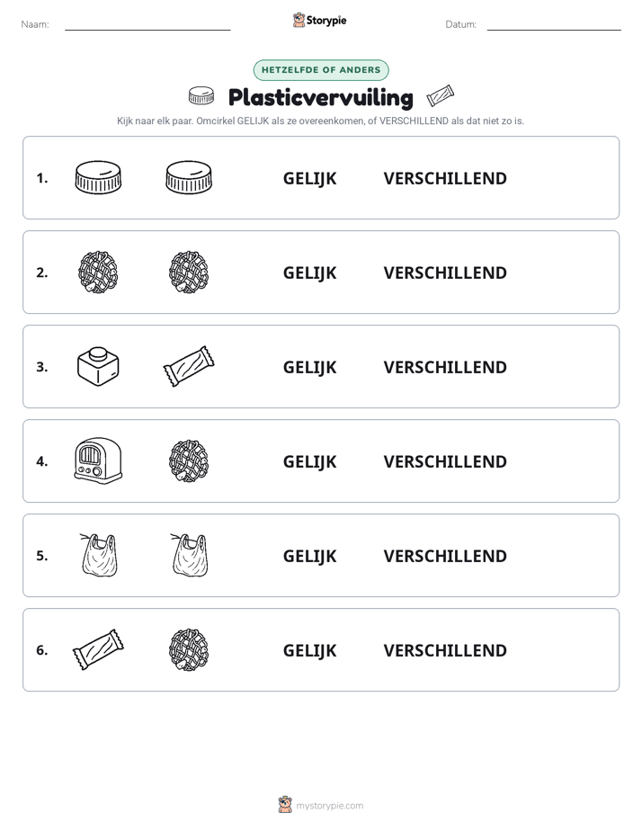 Zelfde of Verschillend