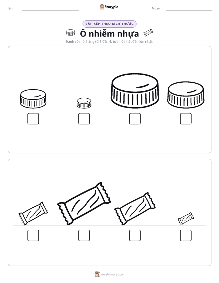 Thứ Tự Kích Thước
