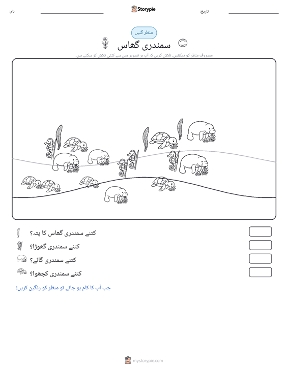 گنتی کا منظر