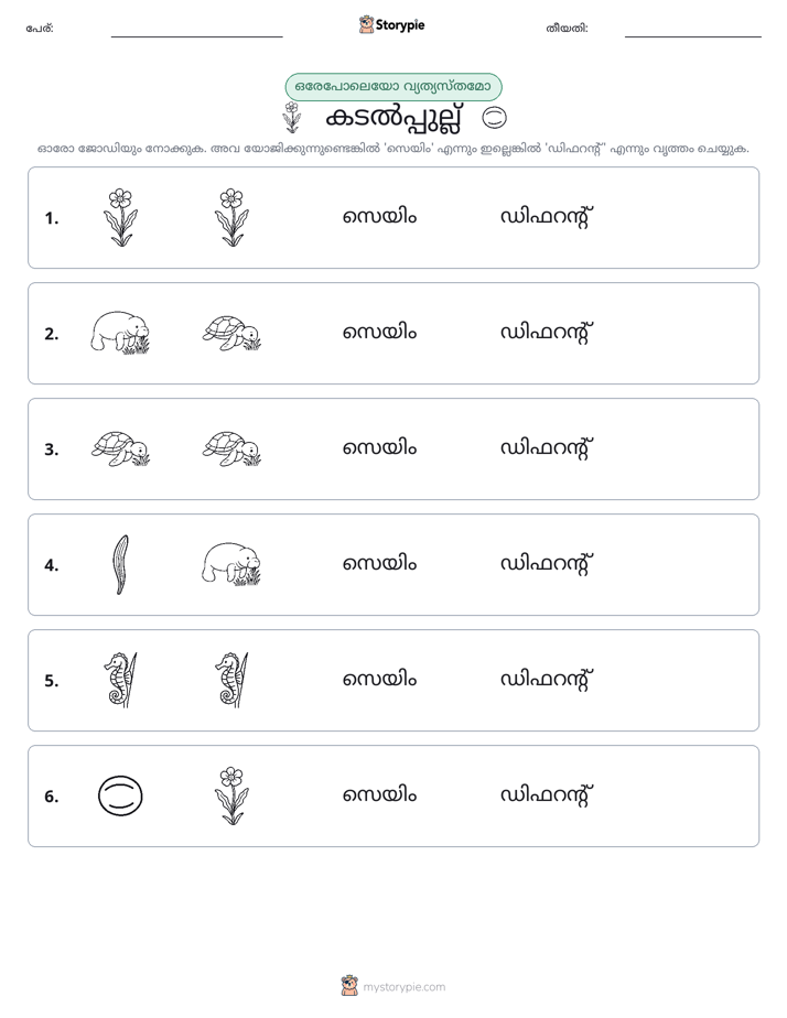 ഒന്നോ വ്യത്യാസമോ