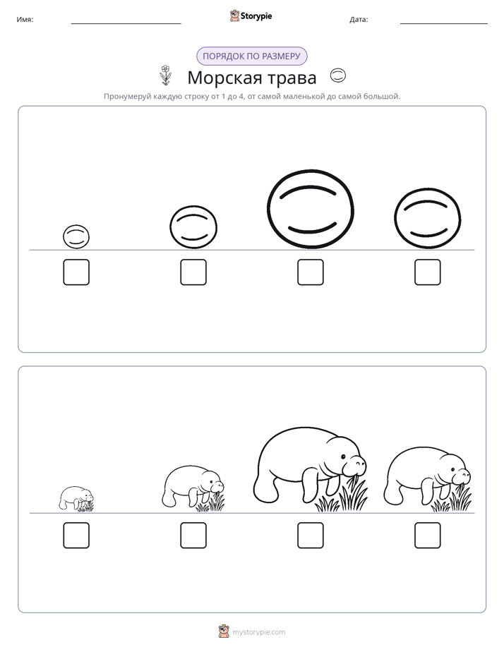 Размеры в порядке