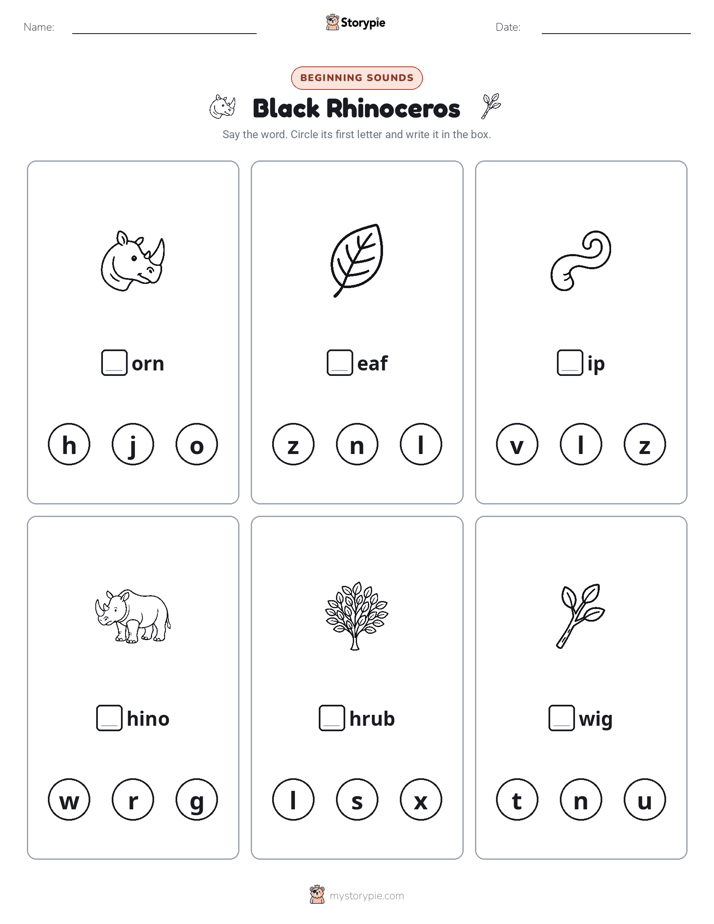 Beginning Sounds