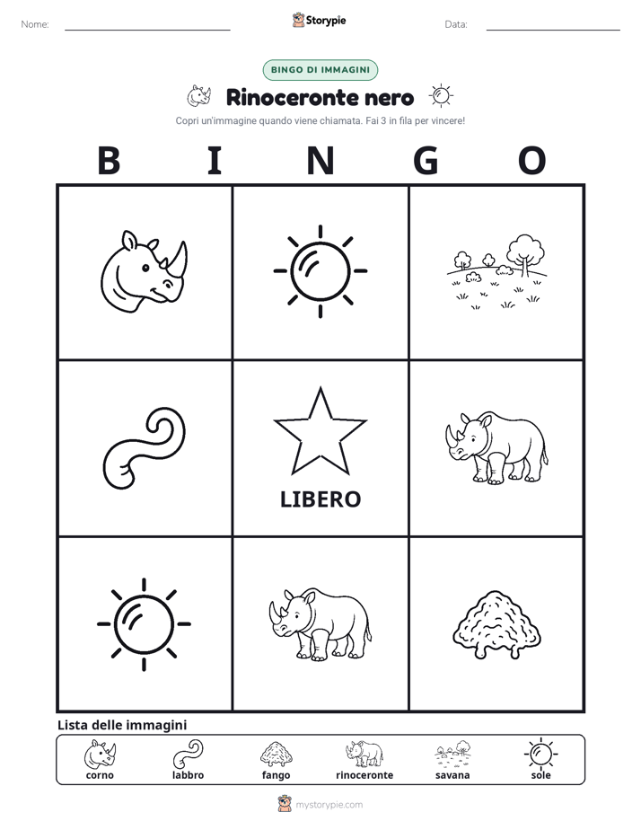 Bingo delle Immagini