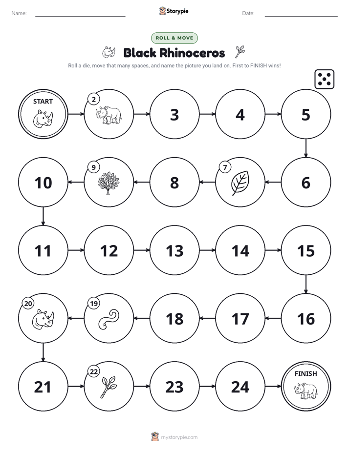 Roll & Move Game