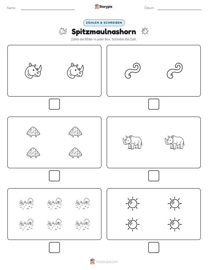 Zählen & Schreiben
