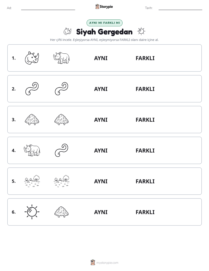 Aynı mı Farklı mı
