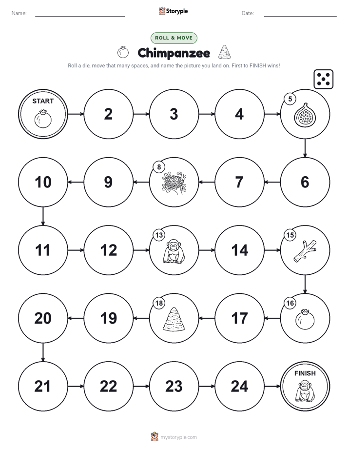 Roll & Move Game