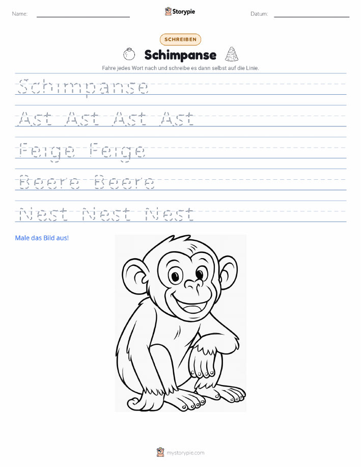 Schreibübung