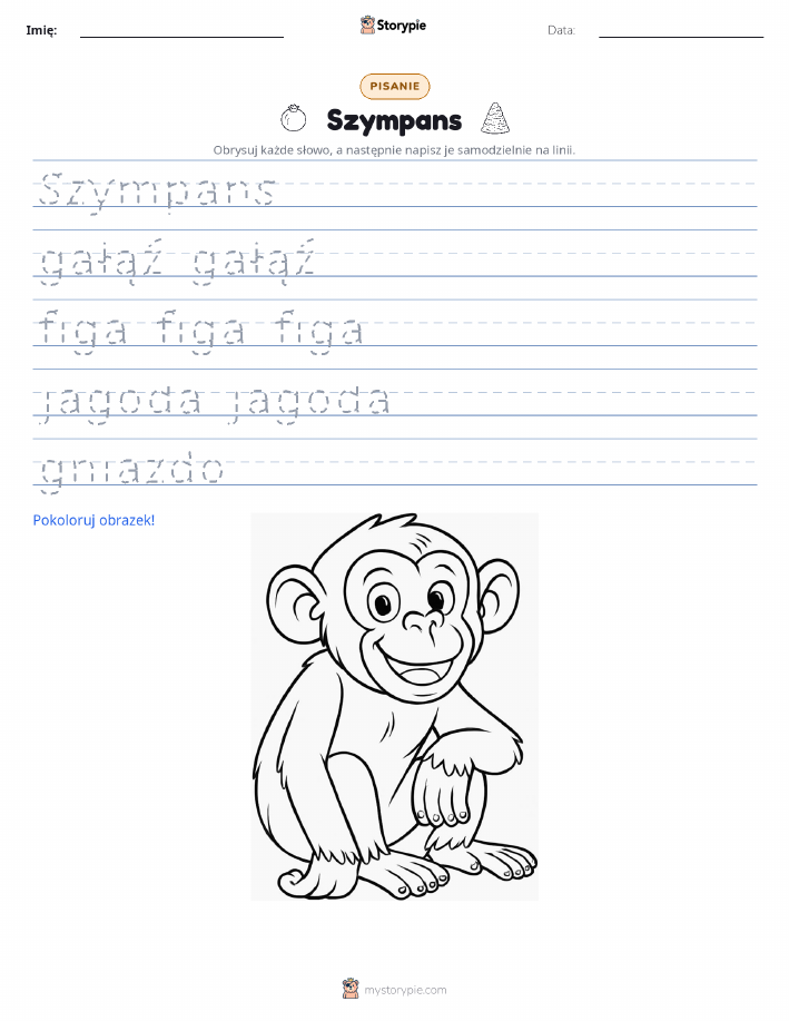 Ćwiczenie Pisania