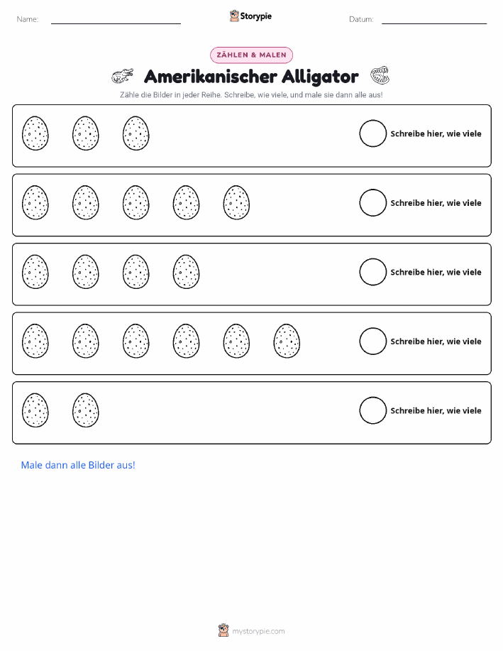 Zählen & Ausmalen