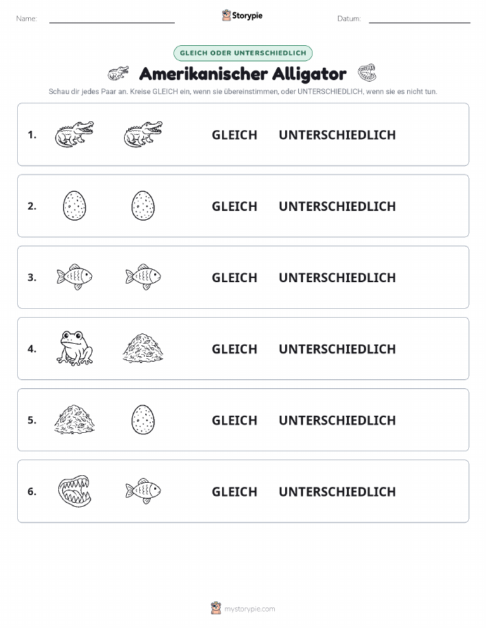 Gleich oder Anders