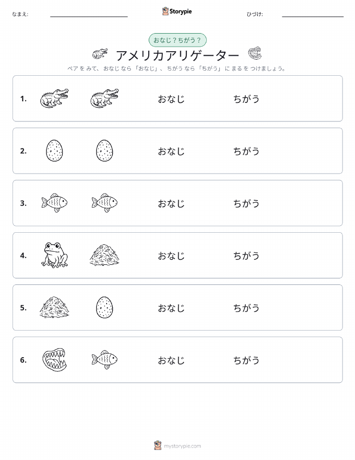 同じか違うか