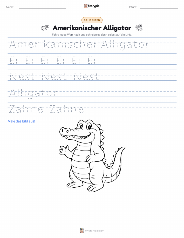 Schreibübung