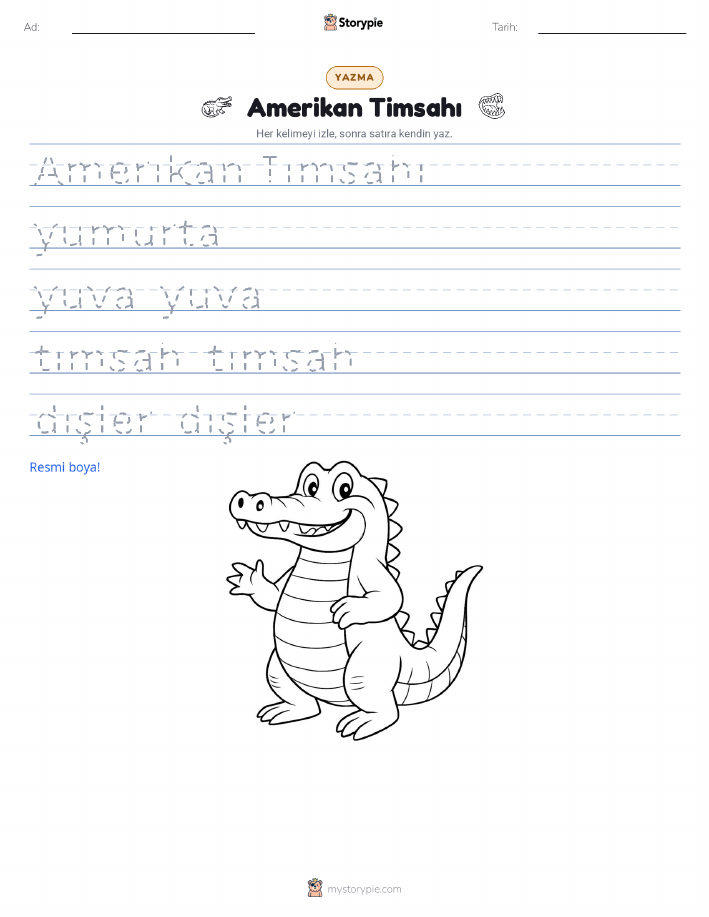 Yazma Pratiği