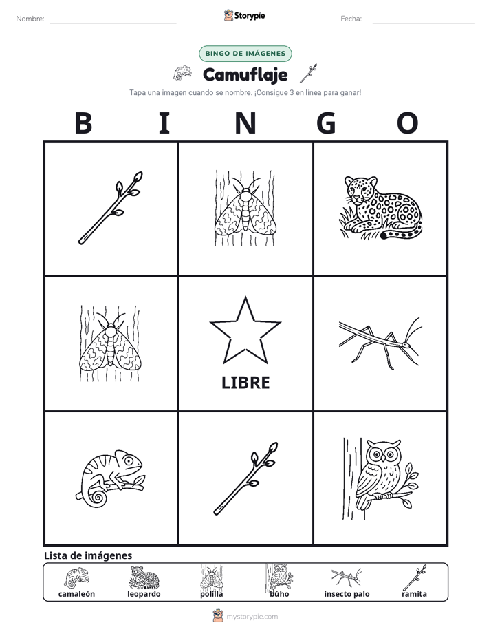 Bingo de Imágenes