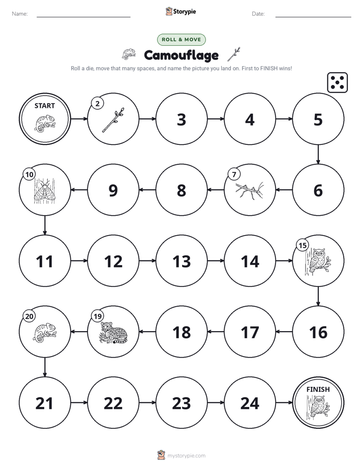 Roll & Move Game