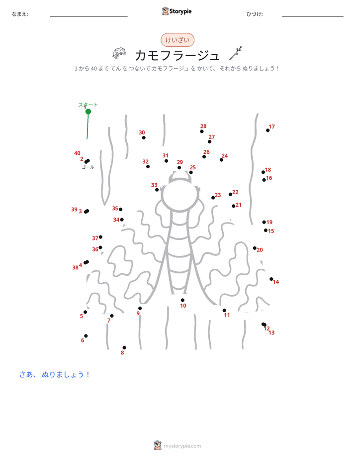 点つなぎ