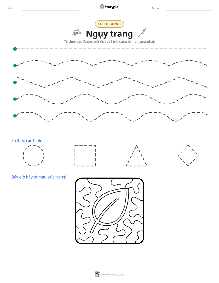 Vẽ Theo Đường