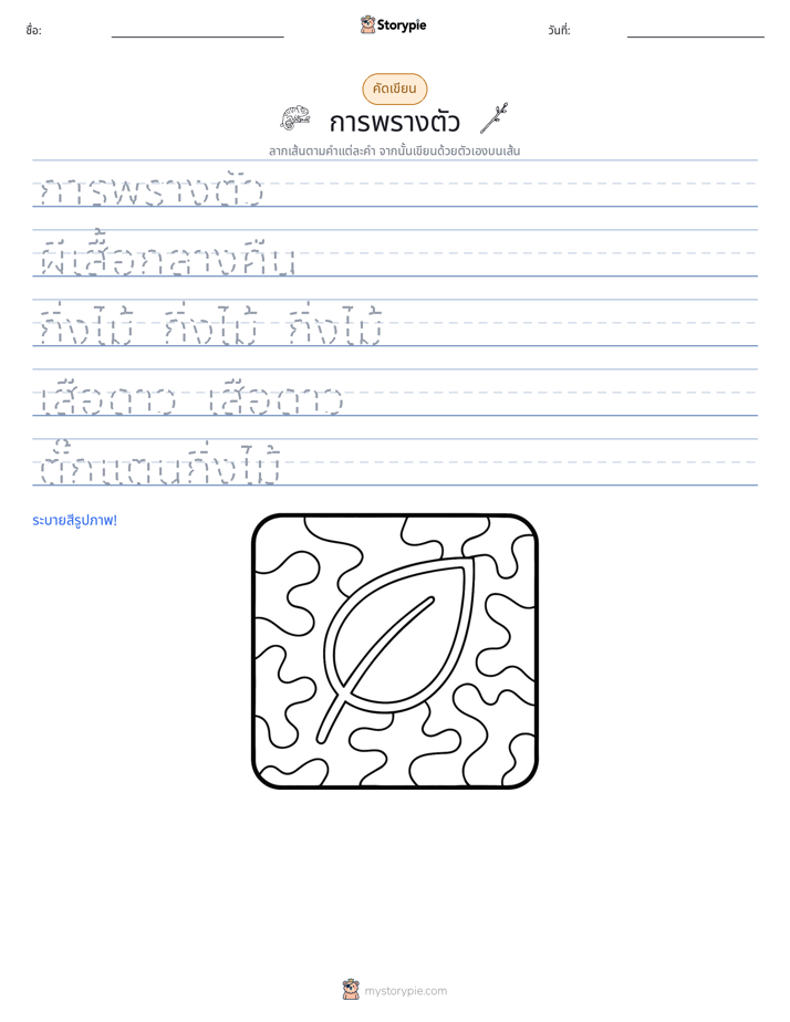การฝึกเขียน