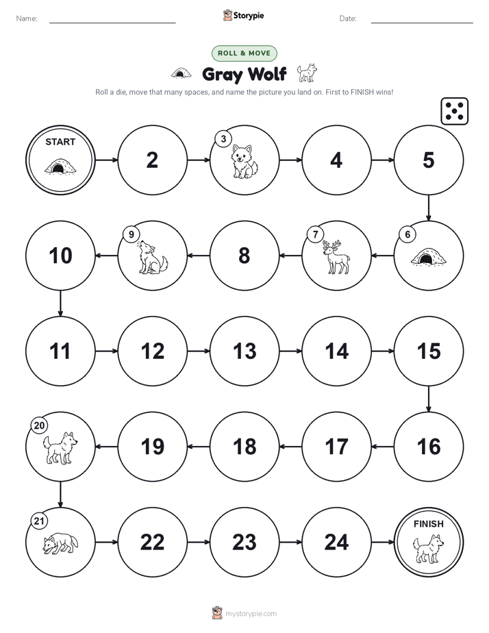 Roll & Move Game