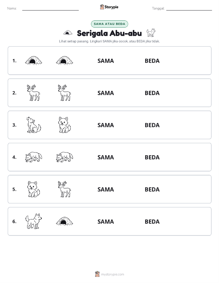 Sama atau Berbeda