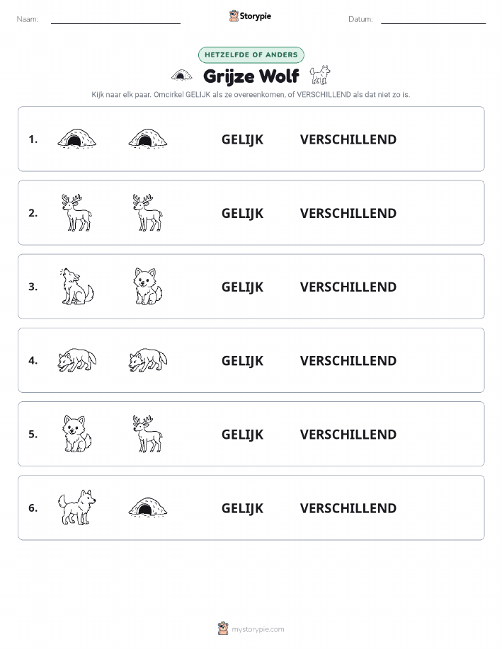 Zelfde of Verschillend