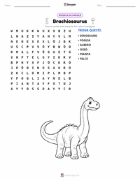 Anteprima della scheda stampabile di Brachiosaurus altithorax